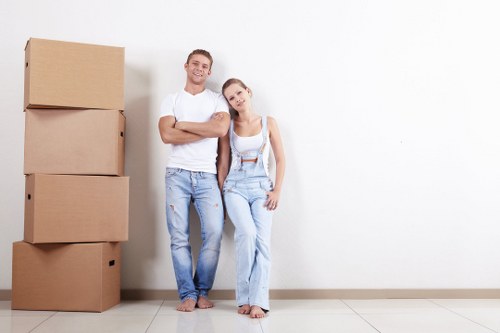 Local removals team helping with a move in Barnes