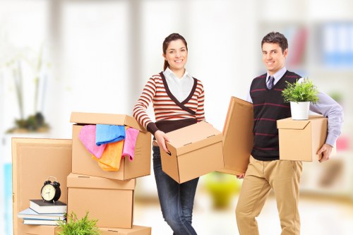 Commercial items prepared for transport in Barnes