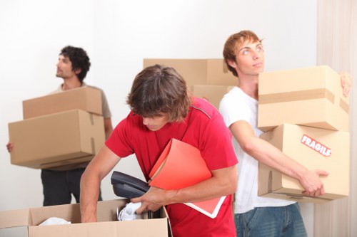 Van service handling furniture collection in Barnes