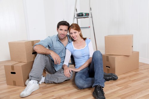 Professional furniture pick-up in Barnes for a flat with tight access