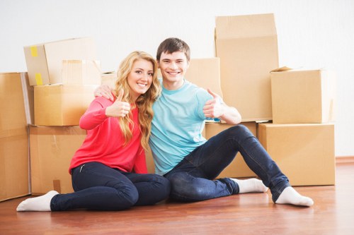 Moving furniture and boxes with a man and van in Barnes