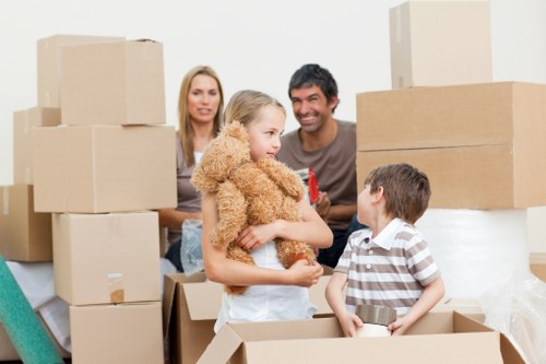 Loading furniture for a Barnes house or flat move